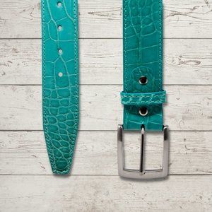 Genuine Alligator Leather Belt Handcrafted In USA